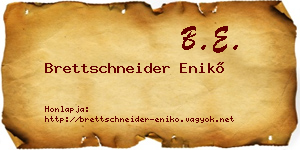 Brettschneider Enikő névjegykártya
